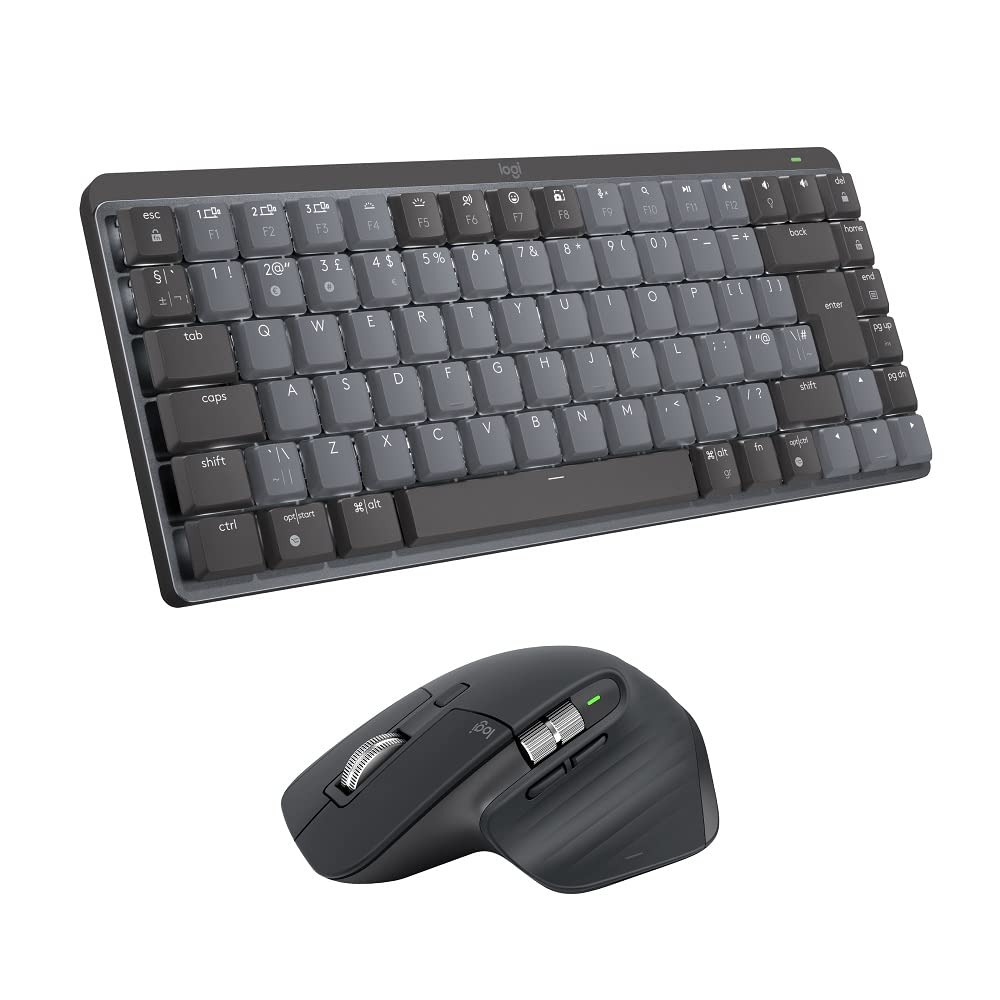 Logitech MX Mechanical Full-size Keyboard + MX Master 3S Wireless